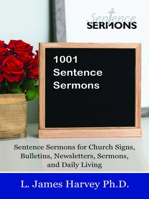 cover image of 1001 Sentence Sermons